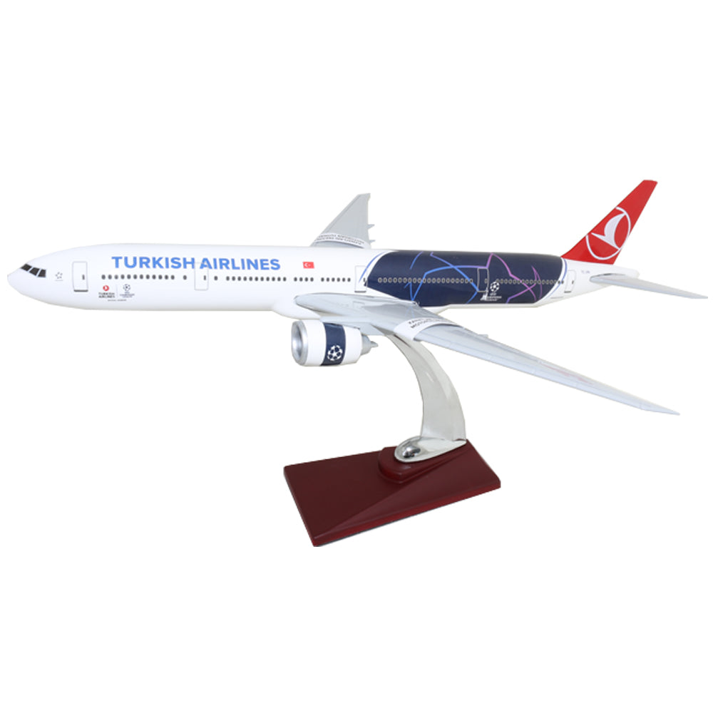 Turkish Airlines Boeing 777-300 1/200 Aircraft Model UEFA Champions League Livery - TurkishDefenceStore