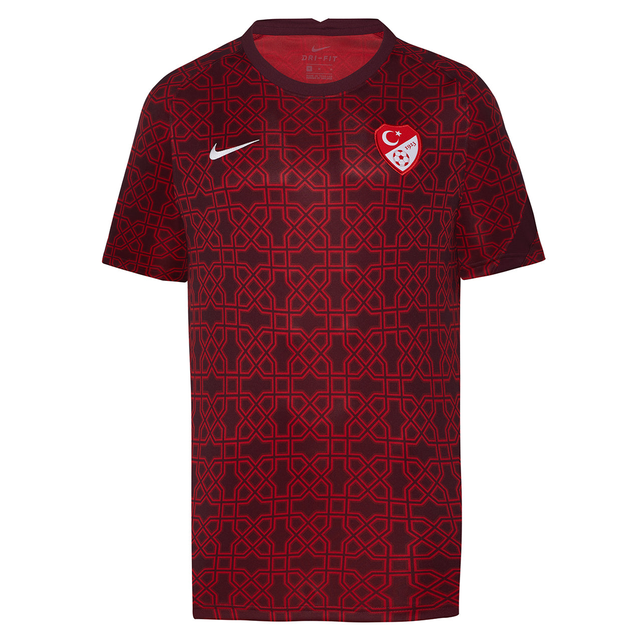 Nike Turkish National Football Team Pre-warmup Jersey - TurkishDefenceStore