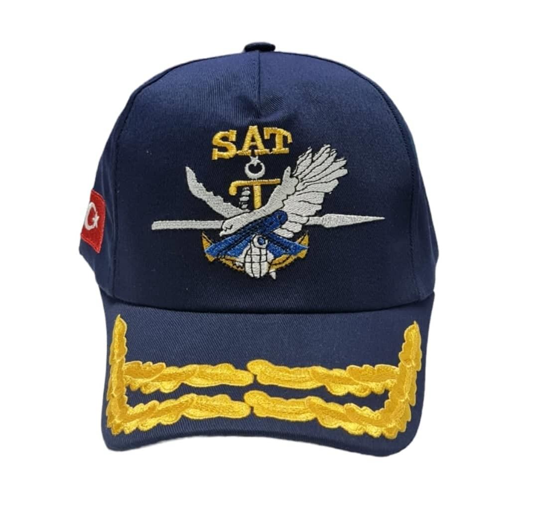 SAT Cap with Laurel Embroidery