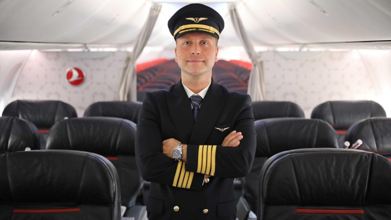 Turkish Airlines Captain Pilot Hat - TurkishDefenceStore
